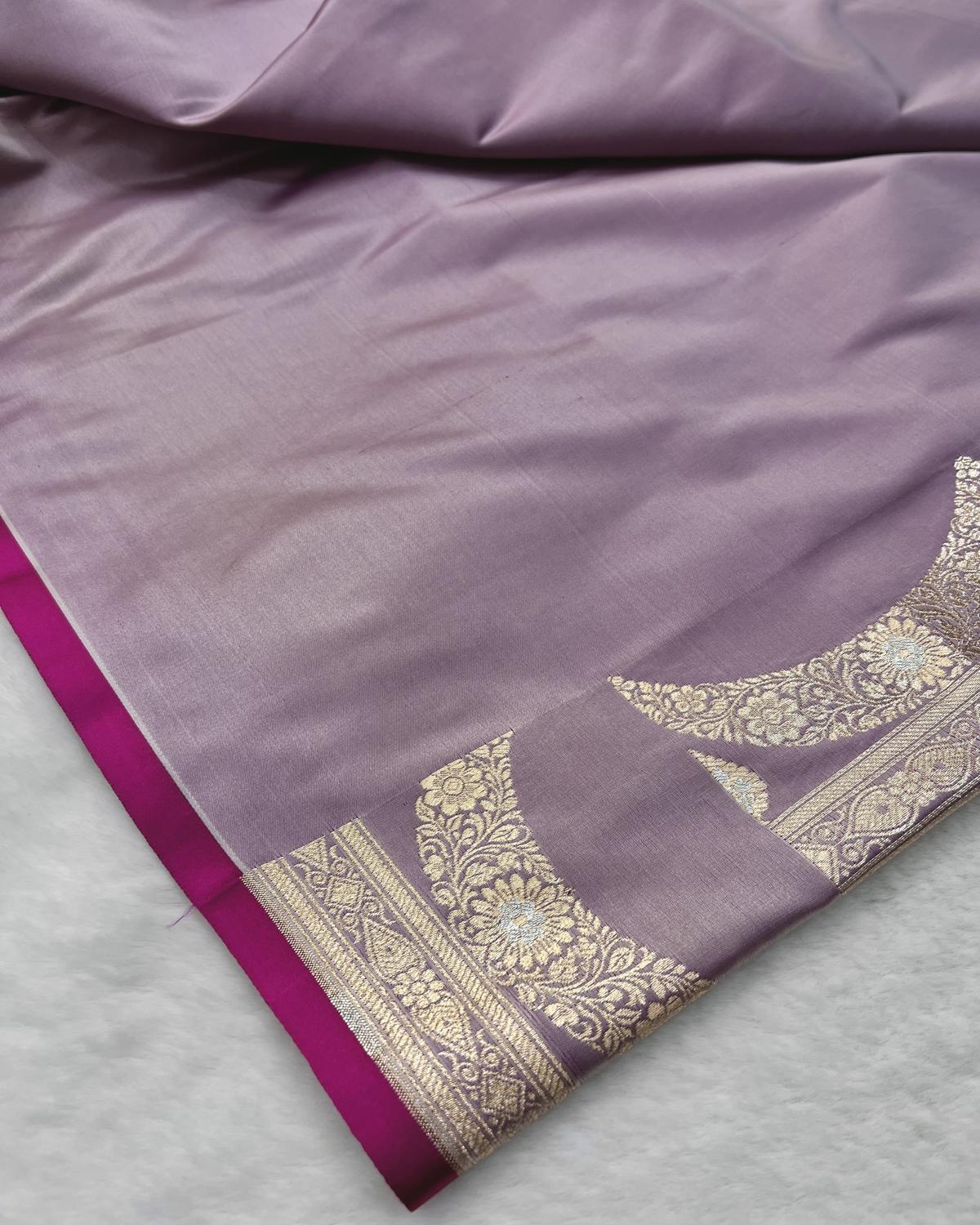 Lavender designer banaarsi blouse- Niyarah